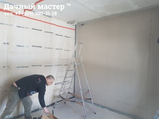 Монтаж гипсокартона на стены