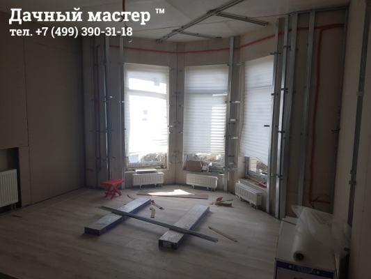 Монтаж гипсокартона на стены