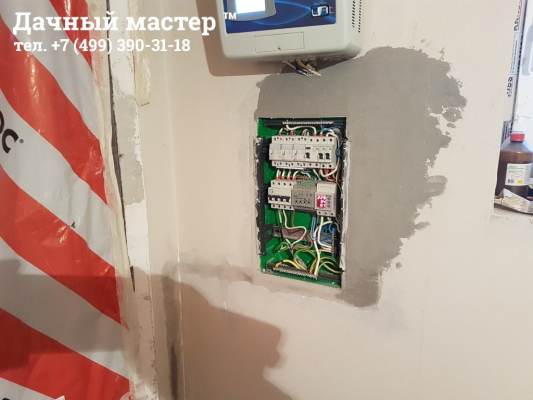 Смонтированный электрощиток