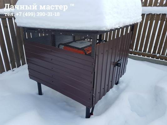Бокс с установленным генератором